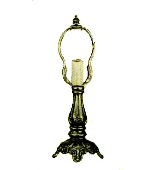 Every Meyda Tiffany item is a unique handcrafted work of art. Natural variations in the wide array of materials that we use to create each Meyda product make every item a masterpiece of its own. Photographs are a general representation of the product. Colors and designs will vary. Collection: Bases Width: 4.00" Height: 5.50" Length: 4.00" Weight: 1.00 lb Number of Bulbs: 1 Maximum Wattage: 40.00 W Bulb Type: B10 Bulb Base: Candelabra Material: Zinc Country of Origin: CHINA Safety Listing: Dry Safety Rating: Dry