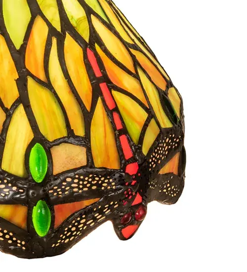 The Tiffany Hanginghead Dragonfly by Meyda Lighting - Image 4