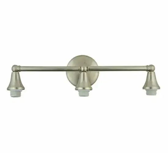 23"W CONE CAP 3 LIGHT SCONCE HARDWARE - Image 2