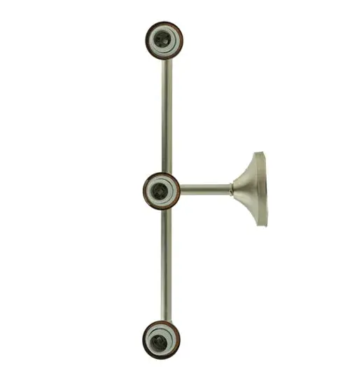 23"W CONE CAP 3 LIGHT SCONCE HARDWARE - Image 4