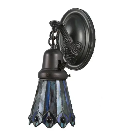 The Tiffany Jeweled Peacock by Meyda Lighting - Image 3