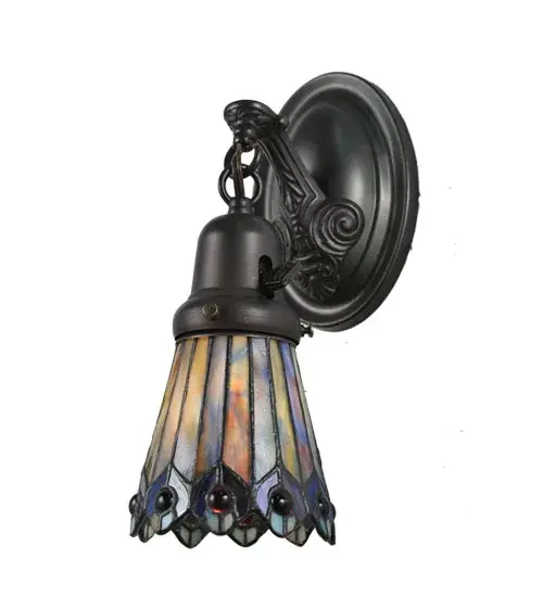 The Tiffany Jeweled Peacock by Meyda Lighting - Image 4