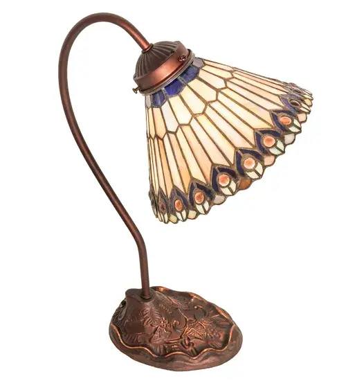 The Tiffany Jeweled Peacock by Meyda Lighting - Image 4