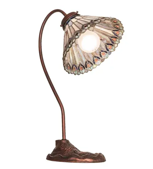 The Tiffany Jeweled Peacock by Meyda Lighting - Image 5