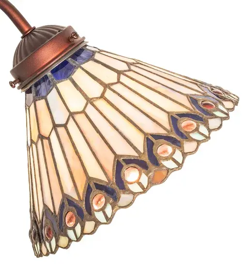 The Tiffany Jeweled Peacock by Meyda Lighting - Image 6