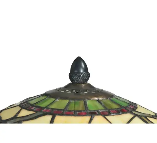20"H Burgundy Pinecone Table Lamp - Image 6