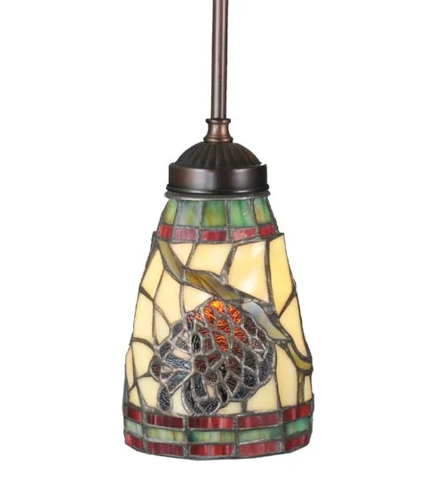 Pinecone One Light Mini Pendant in Mahogany Bronze