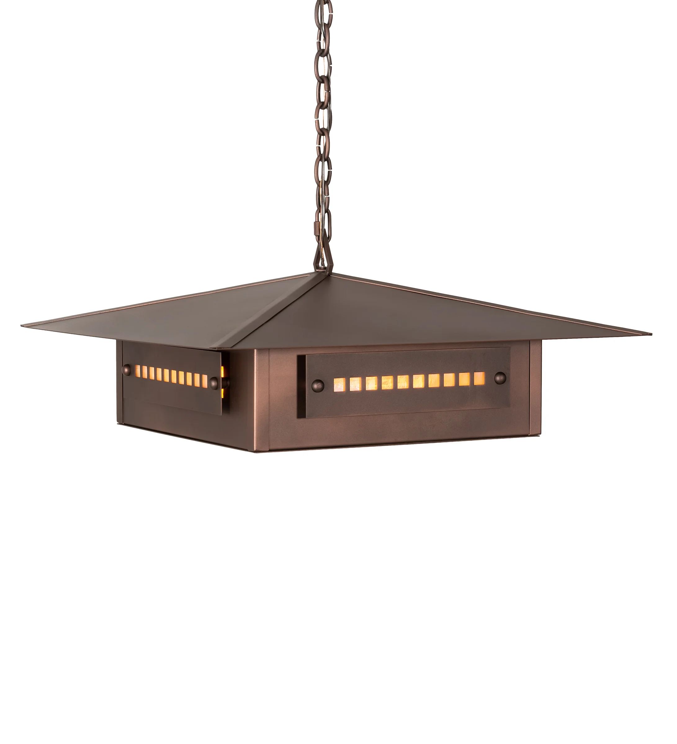 Moss Creek Four Light Pendant in Cinnamon Coffee Metallic