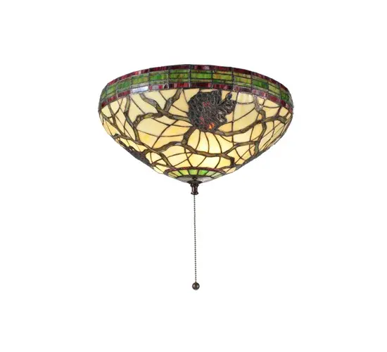 16"W Pinecone Dome Flush Mount - Image 2