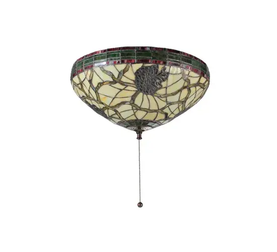 16"W Pinecone Dome Flush Mount - Image 3