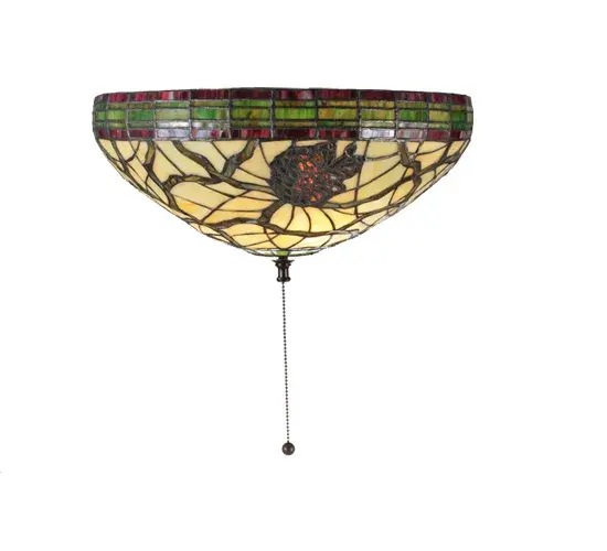 16"W Pinecone Dome Flush Mount - Image 4