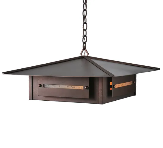 Moss Creek Four Light Pendant in Cinnamon Coffee Metallic