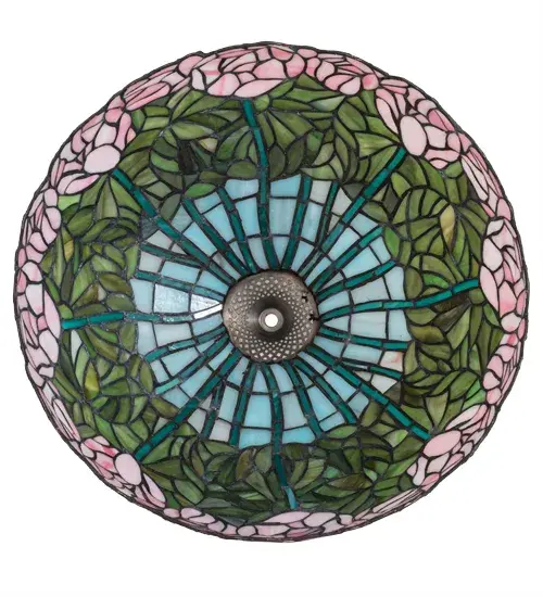The Tiffany Cabbage Rose by Meyda Lighting - Image 4