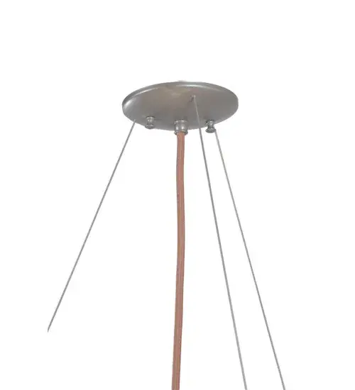 24"W Torta Fused Glass Inverted Pendant - Image 5