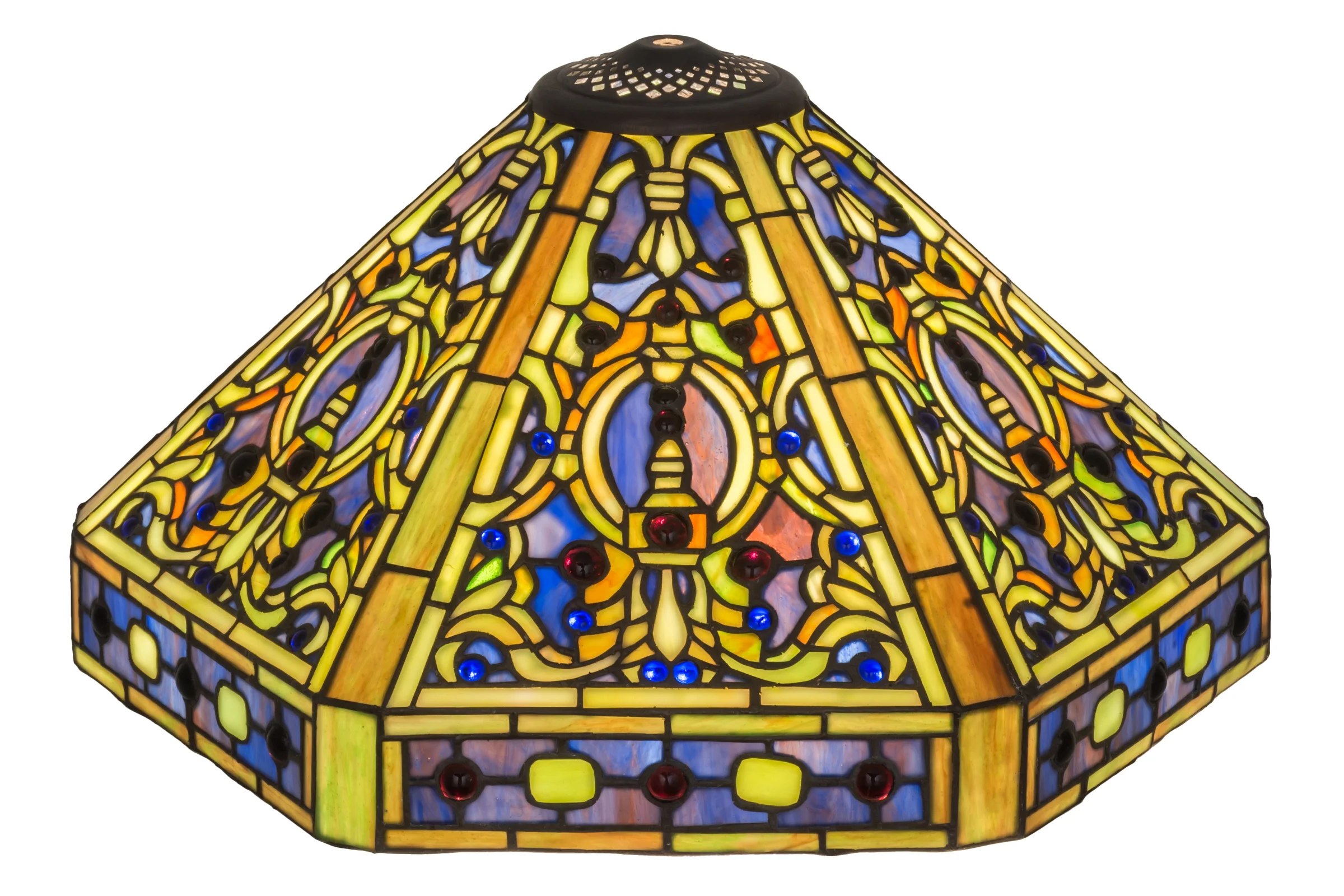 16" Wide Tiffany Elizabethan Shade