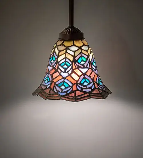 The Tiffany Peacock Feather by Meyda Lighting - Image 1