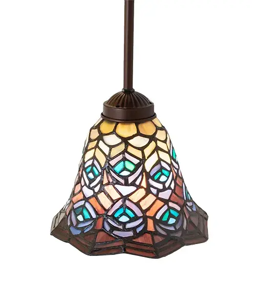 The Tiffany Peacock Feather by Meyda Lighting - Image 4