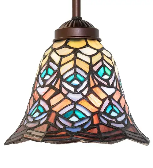 The Tiffany Peacock Feather by Meyda Lighting - Image 5