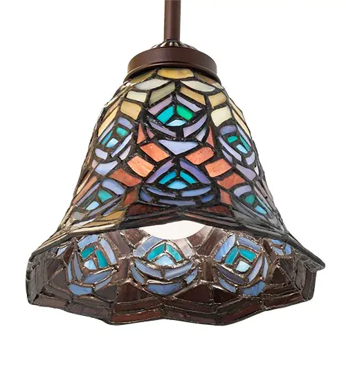 The Tiffany Peacock Feather by Meyda Lighting - Image 6