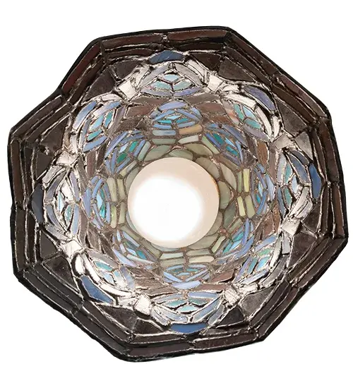 The Tiffany Peacock Feather by Meyda Lighting - Image 7