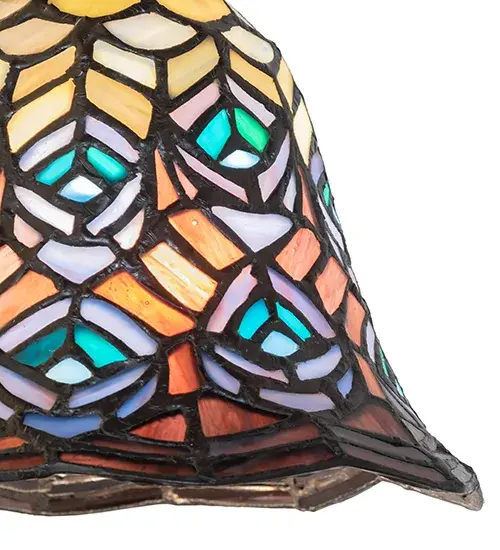 The Tiffany Peacock Feather by Meyda Lighting - Image 8