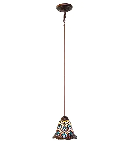 The Tiffany Peacock Feather by Meyda Lighting - Image 10