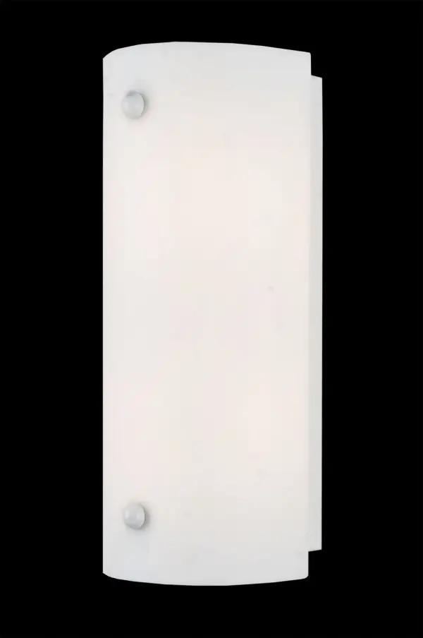 Designed with a curved profile and a distinctive look, this appealing and versatile wall fixture defines a sophisticated aesthetic. This wall sconce features a White Frosted Glass lens with hardware in a matching White finish. The striking wall fixture is perfect for installation in hallways and dining areas in homes and hotels from Cincinnati, Ohio, to St. Paul, Minnesota, to Stockton, California. The Cilindro Wall Sconce is included in our American-made, American-designed, handcrafted Art Deco Lighting Collection, which is manufactured in Yorkville, New York. It is UL and cUL listed for dry and damp locations. Collection: Cilindro Finish: White Glass: White Art Glass Notes: Custom Crafted In Yorkville, New York Please Allow 30 Days Width: 5.50" Height: 13.00" Length: 5.00" Weight: 1.00 lb Extension from Wall: 5.00" Number of Bulbs: 1 Maximum Wattage: 60.00 W Bulb Type: T10 Bulb Base: T-10 Material: Steel Country of Origin: USA Safety Listing: Damp Safety Rating: Damp