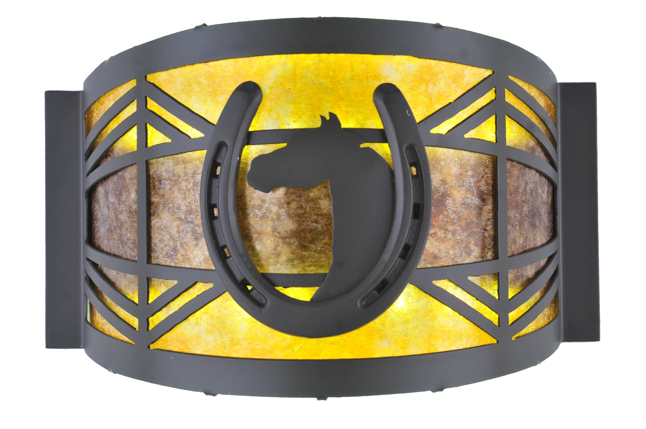 12" Wide Horseshoe Wall Sconce