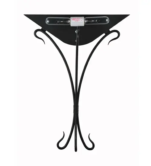 18"W Lava Fused Glass Wall Sconce - Image 9