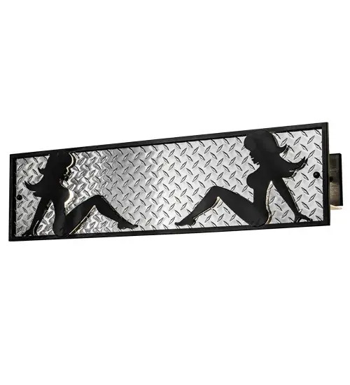 36"W Diamond Turbine Lady Vanity Light - Image 2