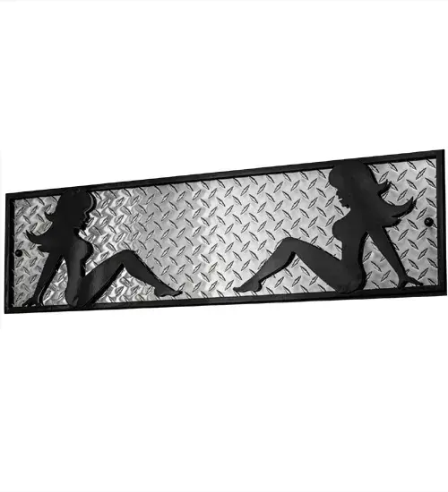 36"W Diamond Turbine Lady Vanity Light - Image 3