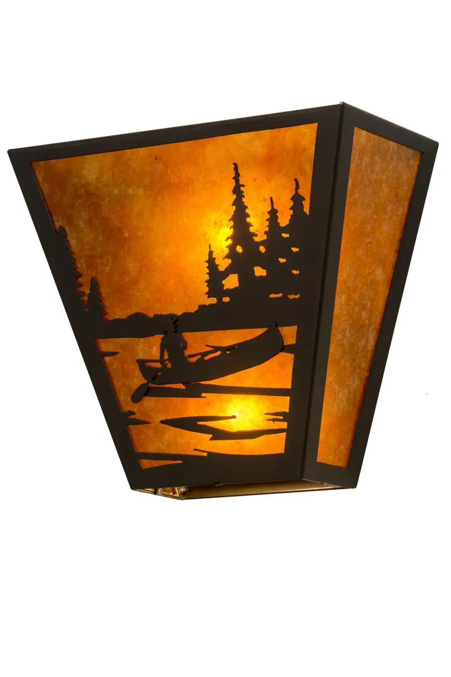 The Meyda Tiffany - Canoe At Lake by Meyda Lighting - Image 1