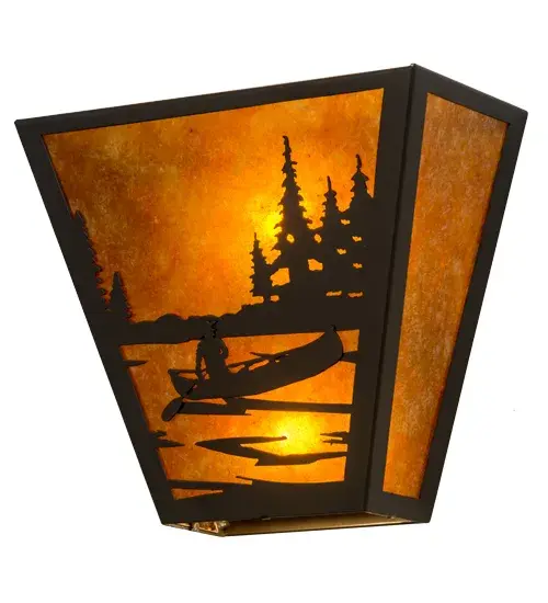 The Meyda Tiffany - Canoe At Lake by Meyda Lighting - Image 2