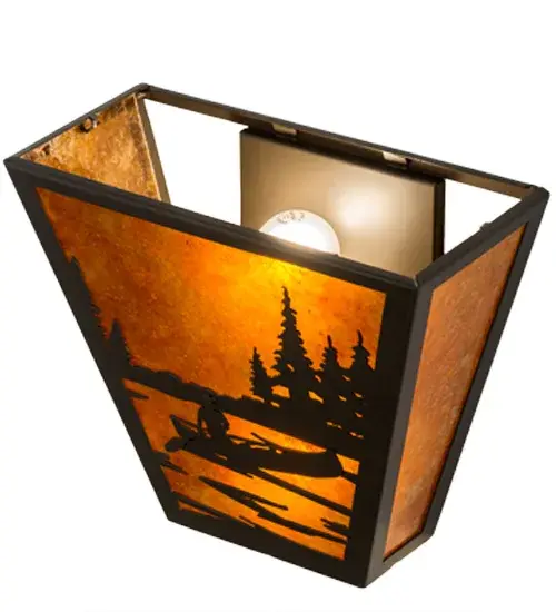 The Meyda Tiffany - Canoe At Lake by Meyda Lighting - Image 4