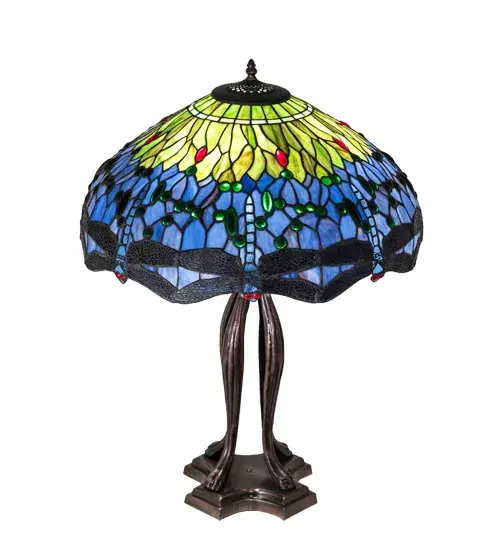 The Tiffany Hanginghead Dragonfly by Meyda Lighting - Image 4