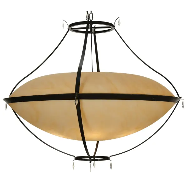 Bring a clean; understated transitional look into your home with the Modesto inverted pendant. The elegant shade is handcrafted of a Sahara Taupe Idalight and complemented with Timeless Bronze finished hardware to blend with nearly any interior decor. Handcrafted in the USA by our artisans at the foothills of the Adirondack Mountains in Upstate New York; the fixture is offered in custom styles; colors and sizes are available. Energy efficient lamping options are available. UL and cUL listed for dry and damp locations.