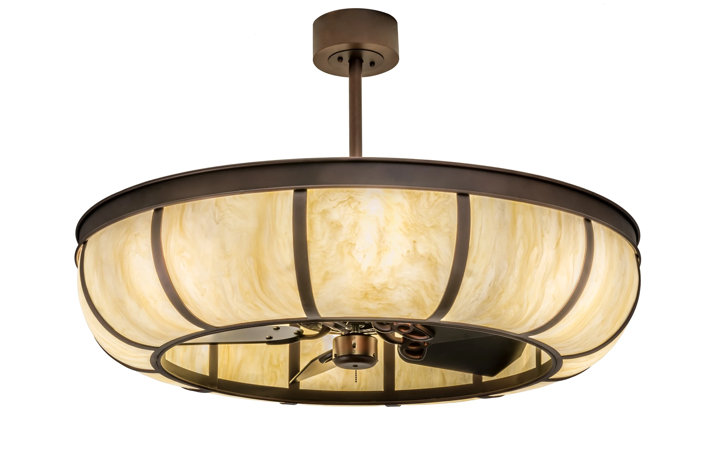 Prime Eight Light Chandel-Air in Mahogany Bronze Oiled Bronze