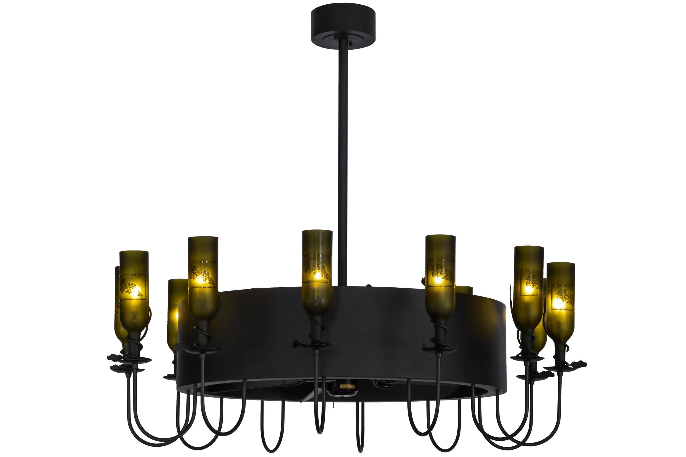 Tuscan Vineyard 12 Light Chandel-Air in Oiled Bronze