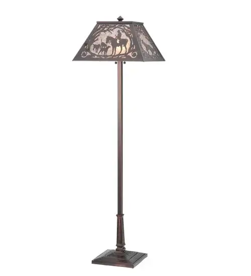 60" High Fox Hunt Floor Lamp - Image 3