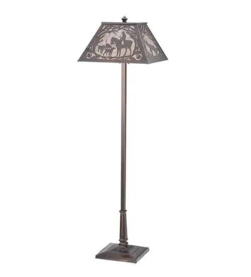 60" High Fox Hunt Floor Lamp - Image 5