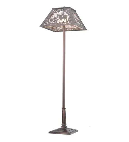 60" High Fox Hunt Floor Lamp - Image 6