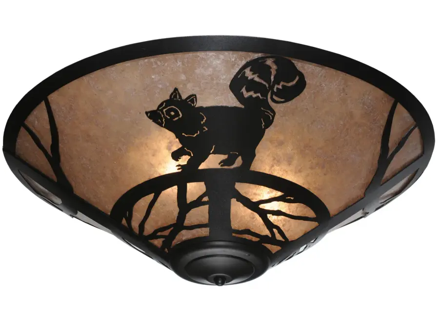The Meyda Tiffany - Racoon On The Loose by Meyda Lighting