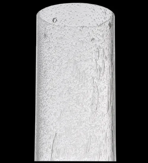 4"W Cylindre Seedy Glass Shade