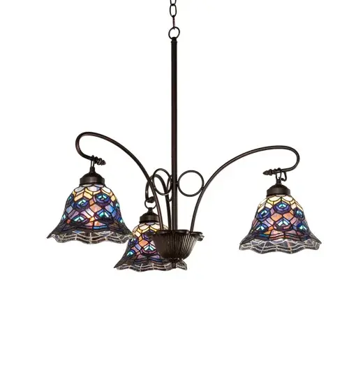 The Tiffany Peacock Feather by Meyda Lighting - Image 2