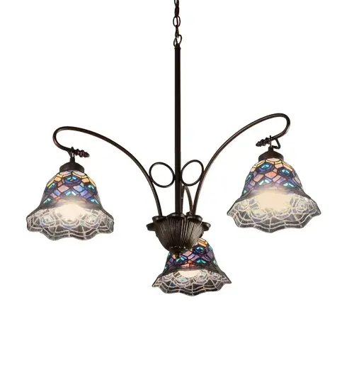 The Tiffany Peacock Feather by Meyda Lighting - Image 6