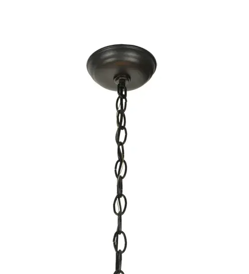 24"Sq Gustav Mission Pendant - Image 7