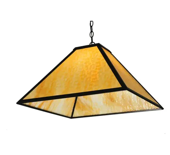 24"Sq Gustav Mission Pendant - Image 8