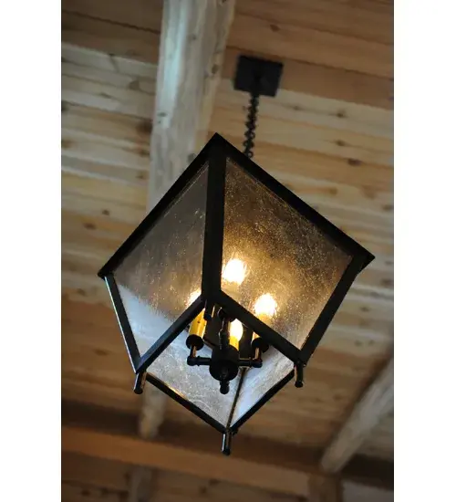 14" Square Boston Lantern Pendant - Image 11