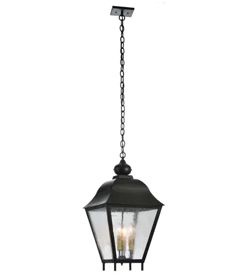 14" Square Boston Lantern Pendant - Image 5