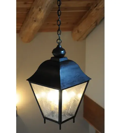 14" Square Boston Lantern Pendant - Image 10